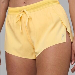 Vibrant Yellow Workout Shorts